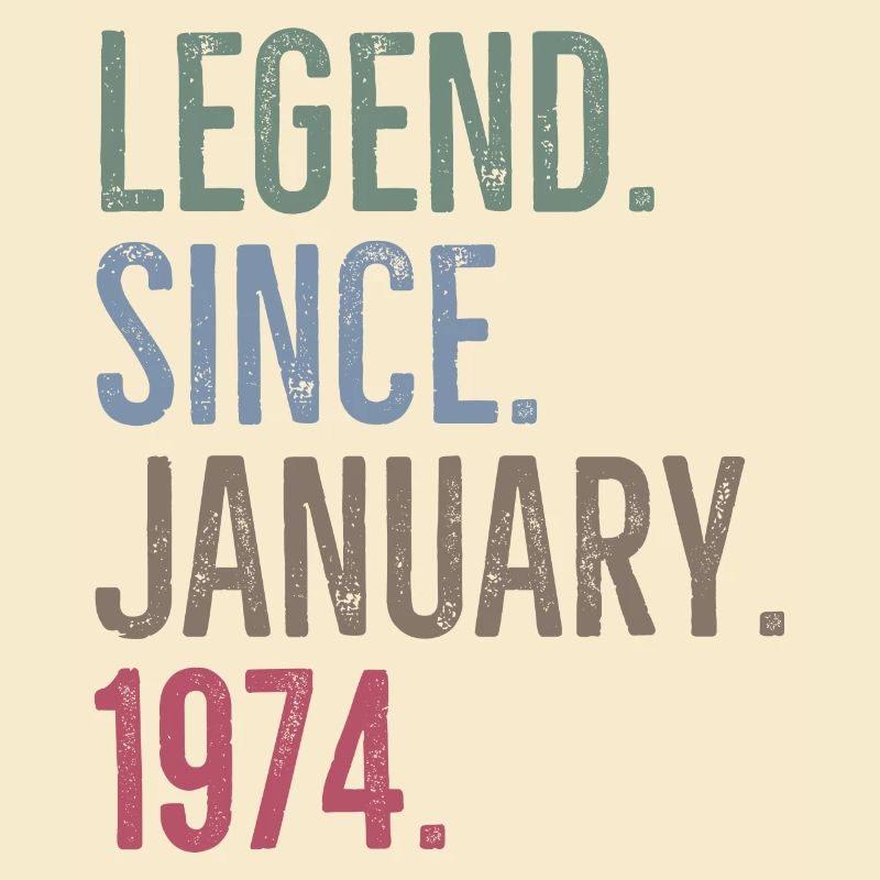 Legende seit Januar 1974