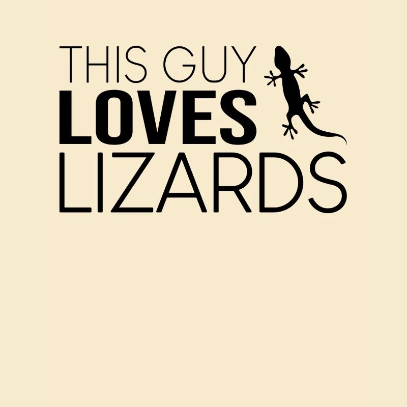 This guy loves lizards