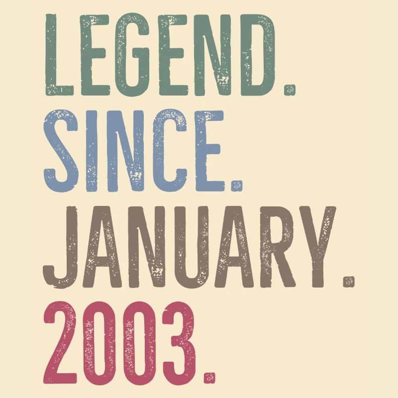 Legend Since January 2003