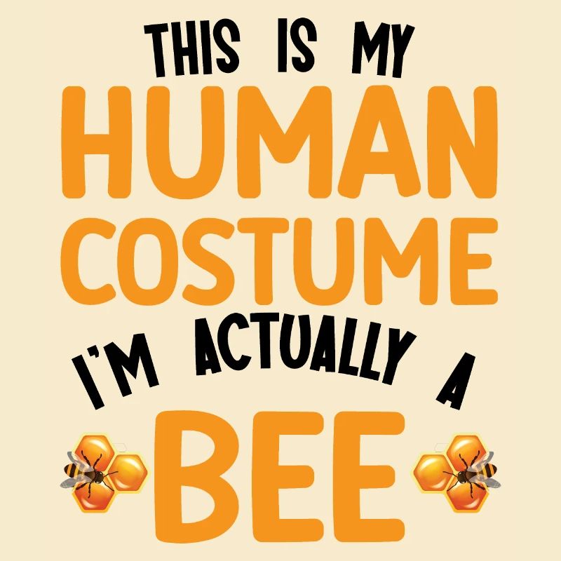 This is my human costume. I'm actually a bee
