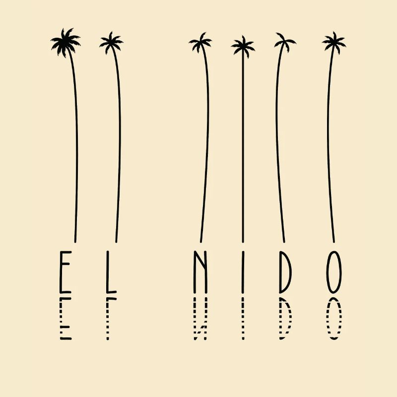 Palme - Insel Philippinen El Nido