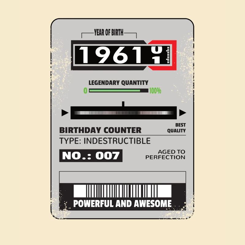 Three-phase meter birthday 1961 gift