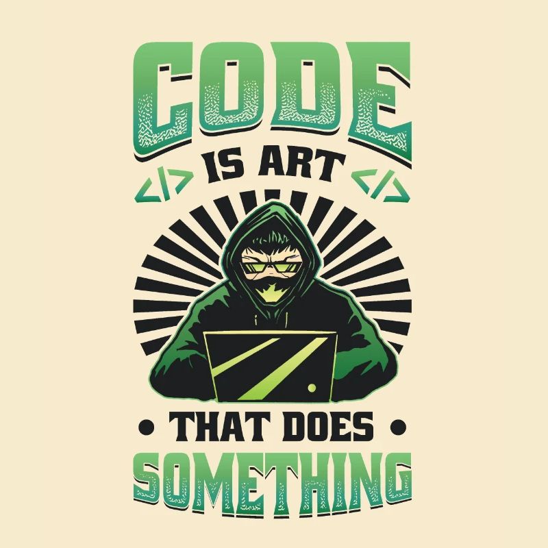 Code Ist Eine Kunst, Die Etwas Tut Programmierung