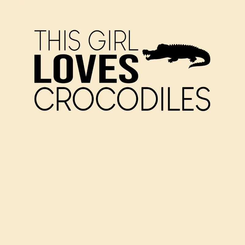 Krokodil Mädchen Spruch