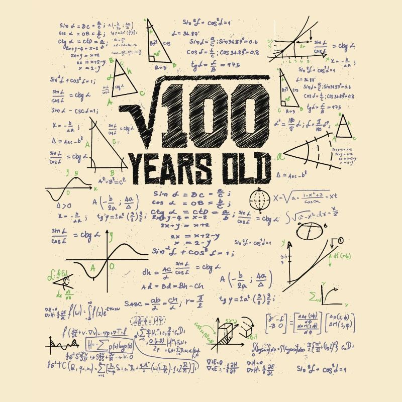 Racine carrée de 100 math nerd 10e anniversaire