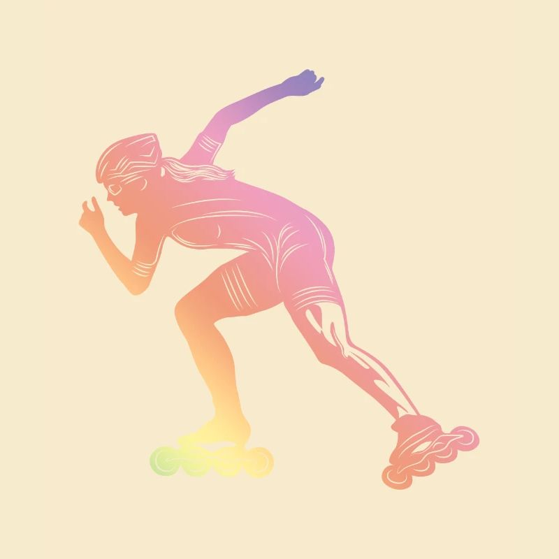 Inline Skates Silhoette