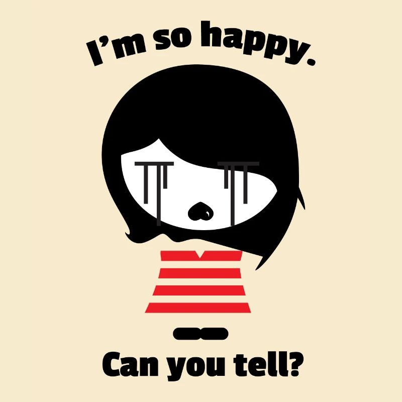 Ich bin so glücklich... Können Sie das sagen? | Mädchen Emo Kleidung |e