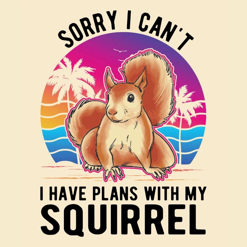 Eichhörnchen Geschenk Squirrel Grauhörnchen