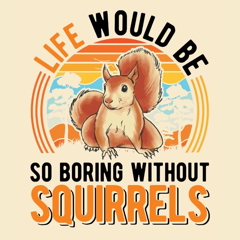 Eichhörnchen Geschenk Squirrel Grauhörnchen