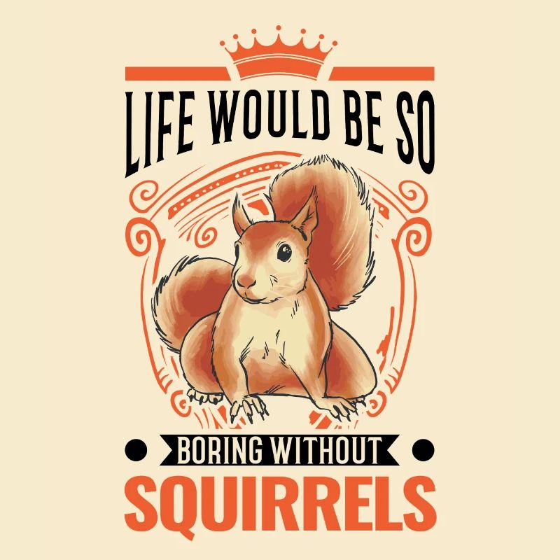 Eichhörnchen Geschenk Squirrel Grauhörnchen