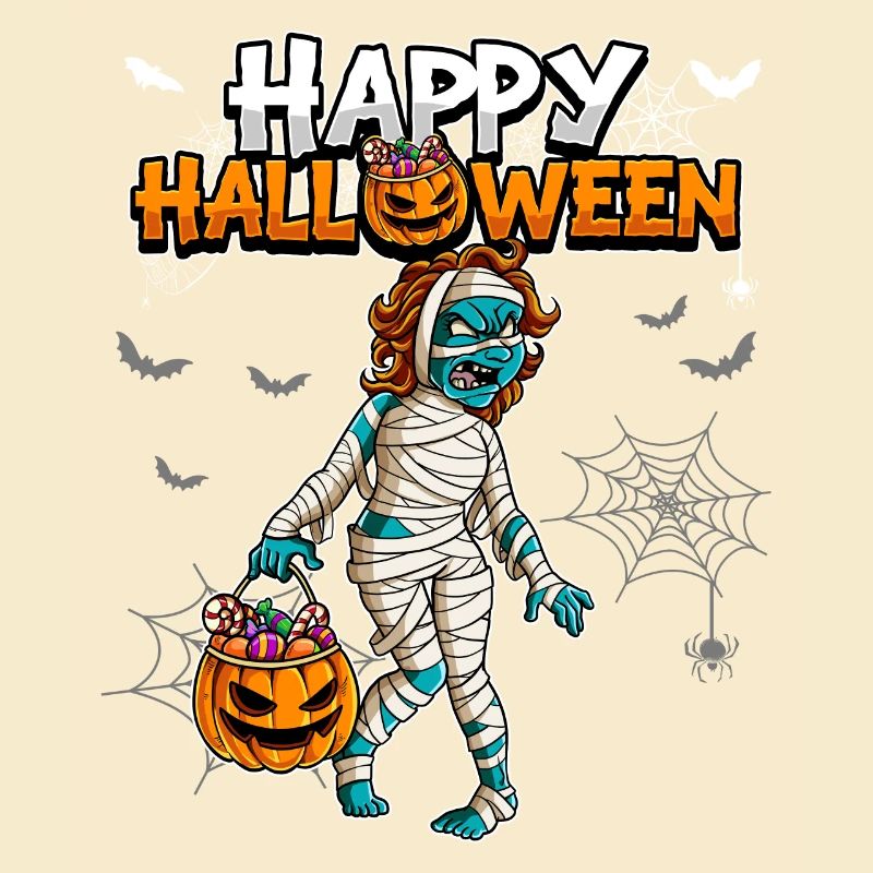 Halloween Mädchen Mumie