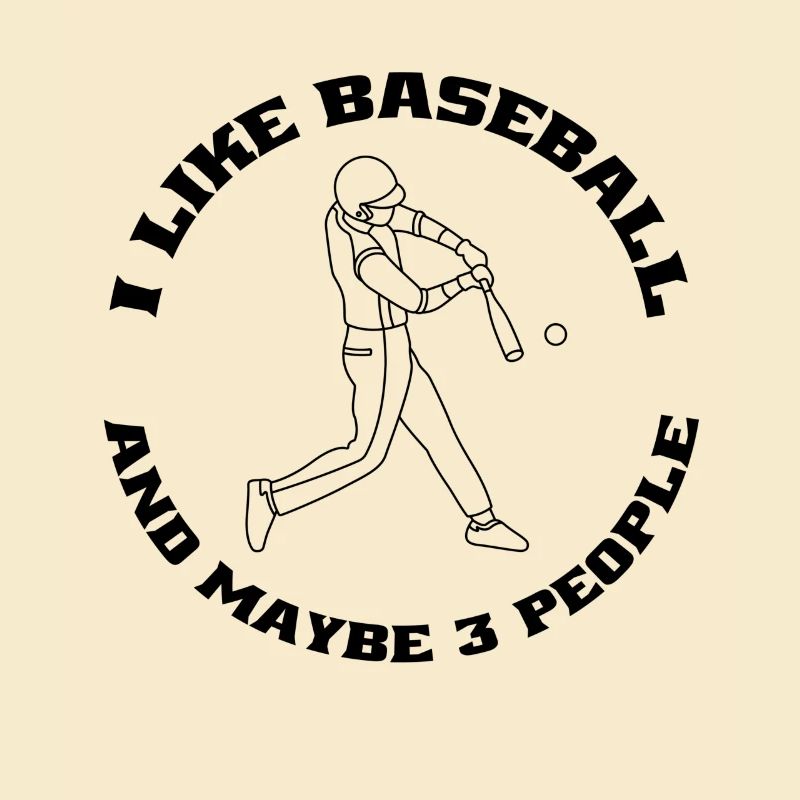 Baseball Baseballliebhaber Geschenk Baseballspiel