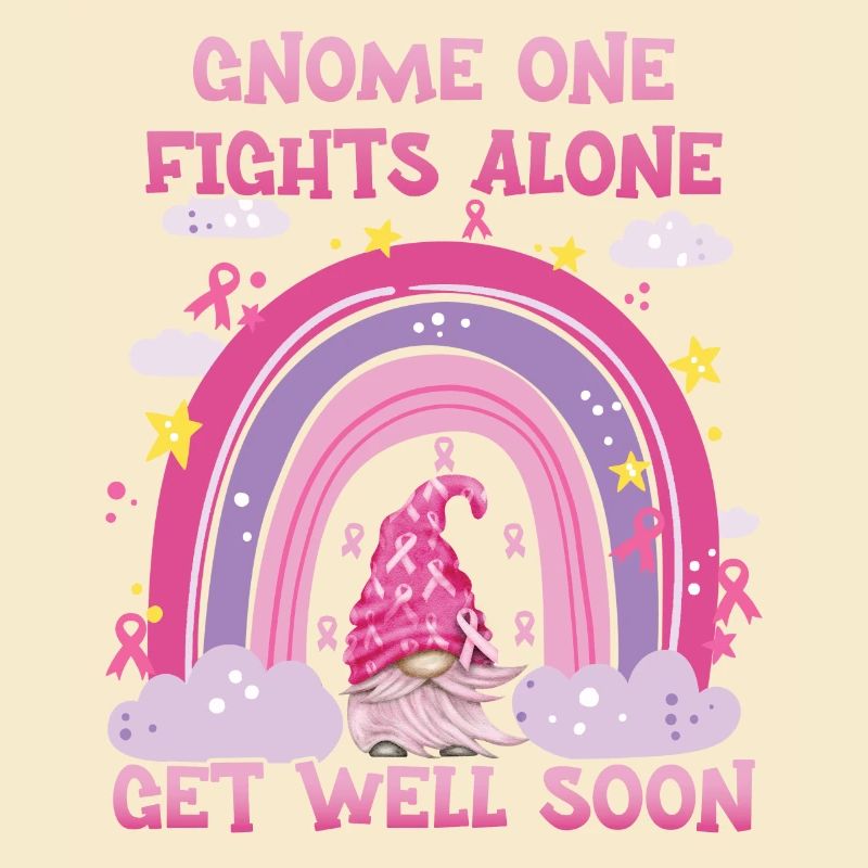 Gnome One Fights Alone Brustkrebs