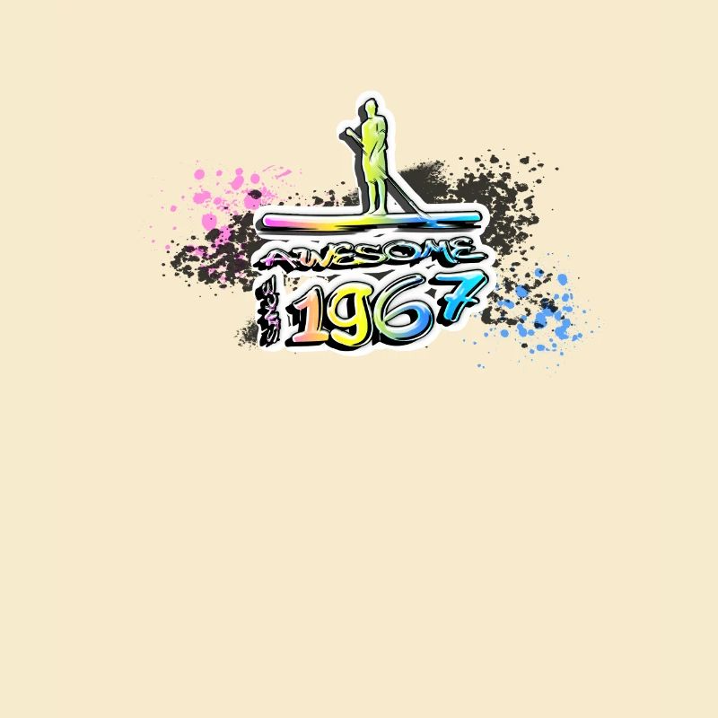 Awesome since 1967, SUP, Paddleboard, Graffiti,
