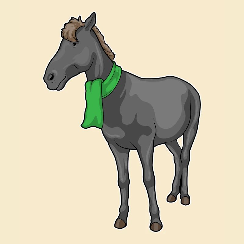 Pferd Schal