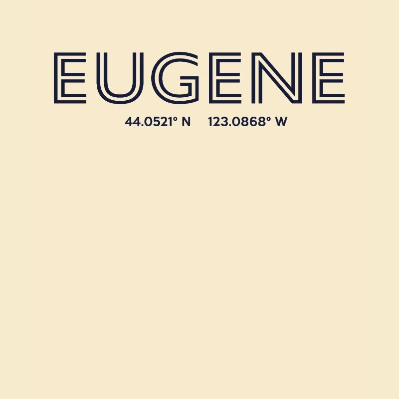 USA City Coordinates - Eugene