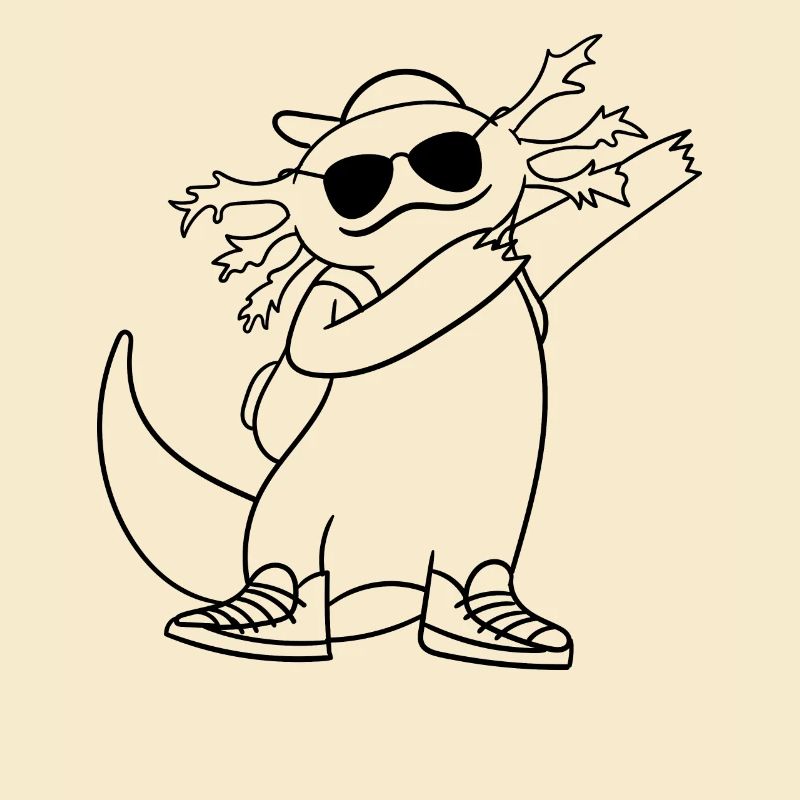 Axolotl Danse Axolotl Dab Danse Axolotl Dabbing