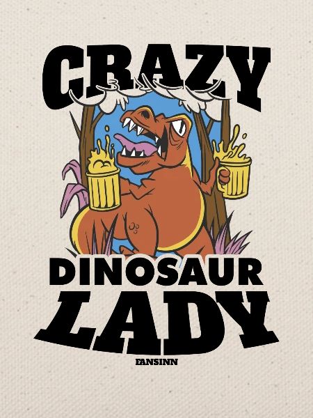 Crazy Dinosaur Lady