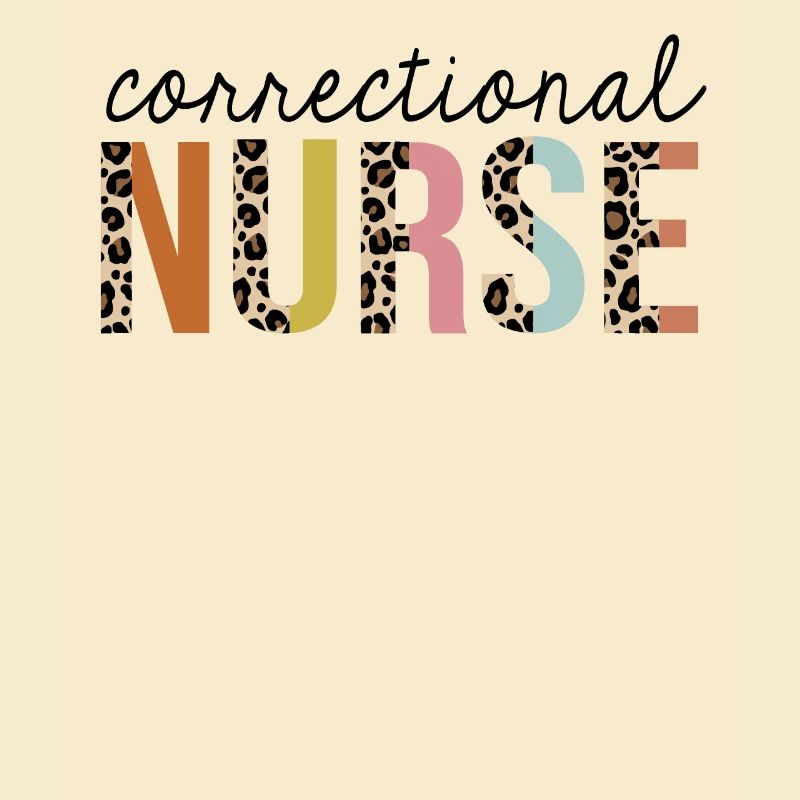 Correctional Nurse Leopard Print Registered RN