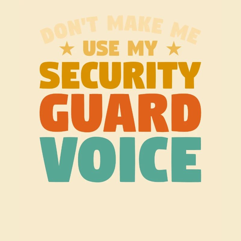 Ne me forcez pas à utiliser mon agent de sécurité Voice Enforcem