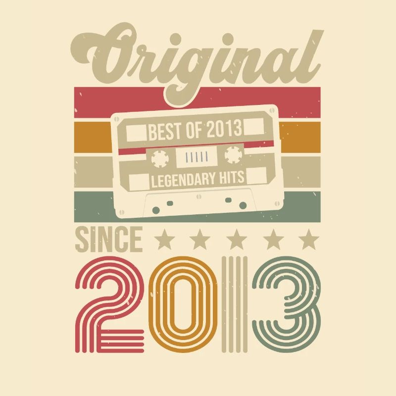 Vintage Geburtstag Original Geschenkidee 2013