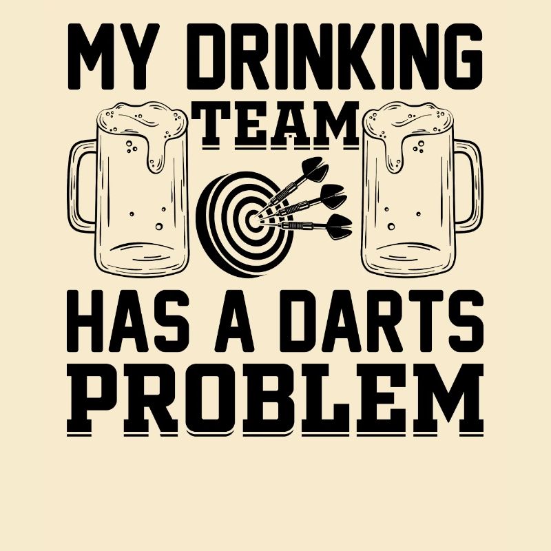 Mon équipe de buveurs a un problème de fléchettes - Funny Darts