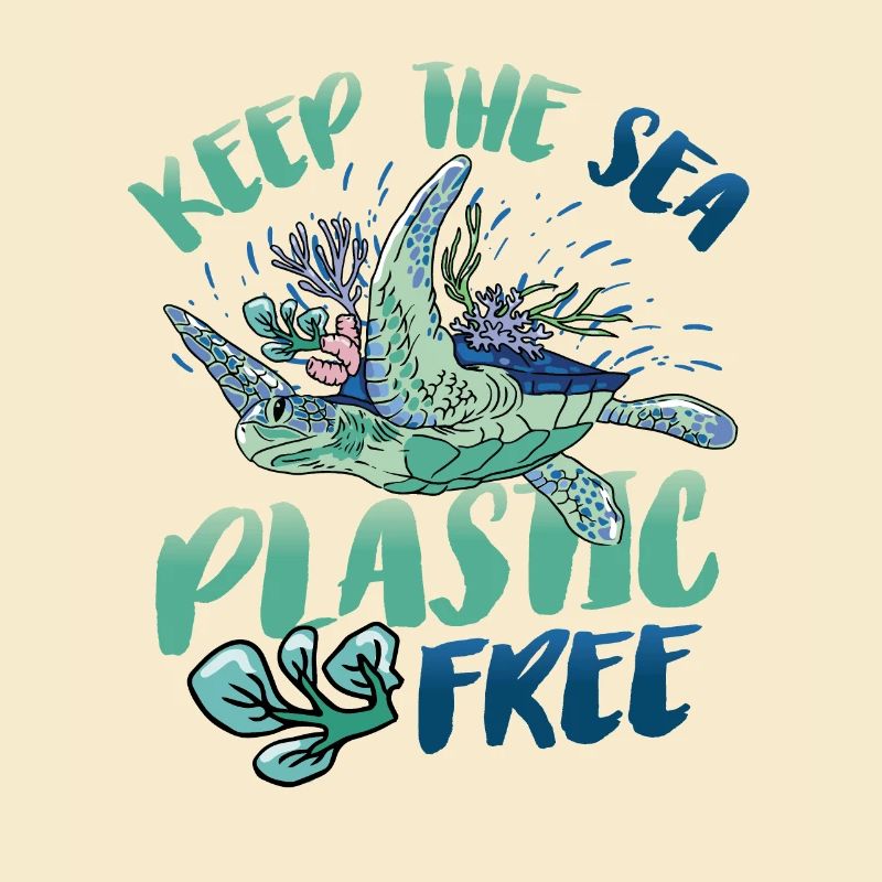 Keep the sea plastic-free and save the ocean.