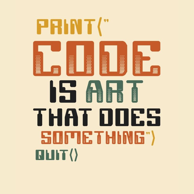Code Ist Eine Kunst, Die Etwas Tut, Programmierung