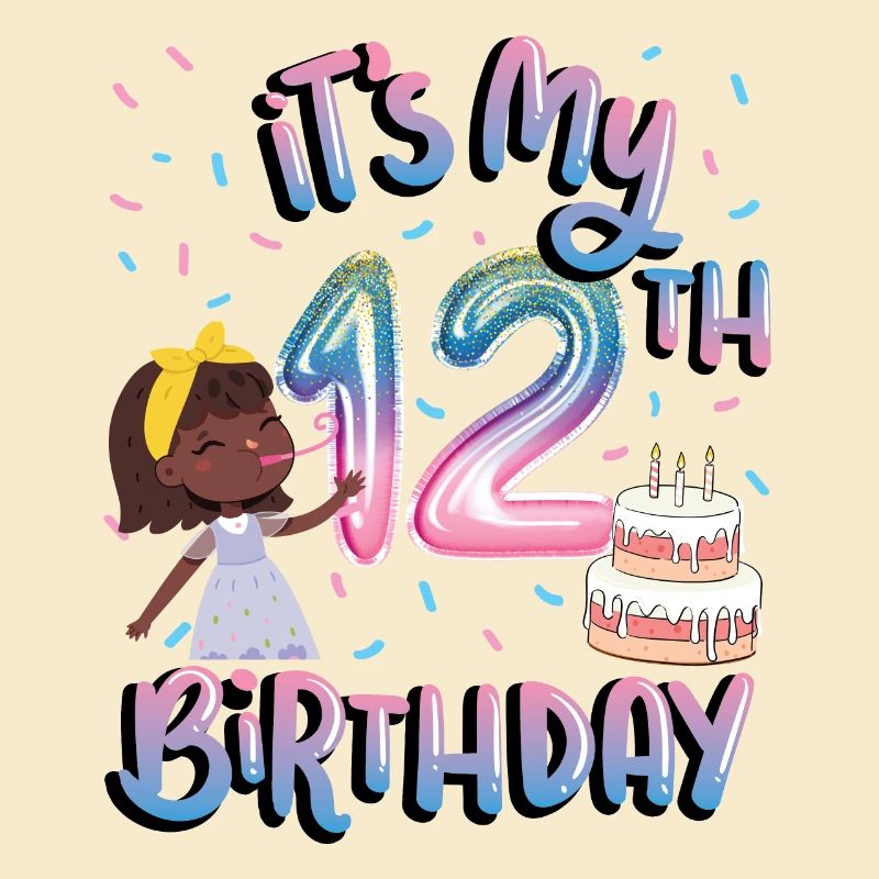 C’est mon 12e anniversaire Melanin Kid Juneteenth