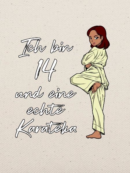 Ich bin 14 - Mädchen Karate