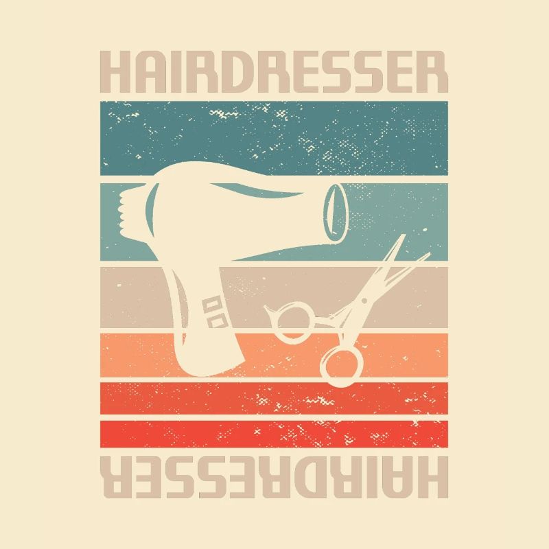 Coiffeur Rétro Vintage Classique Coiffure