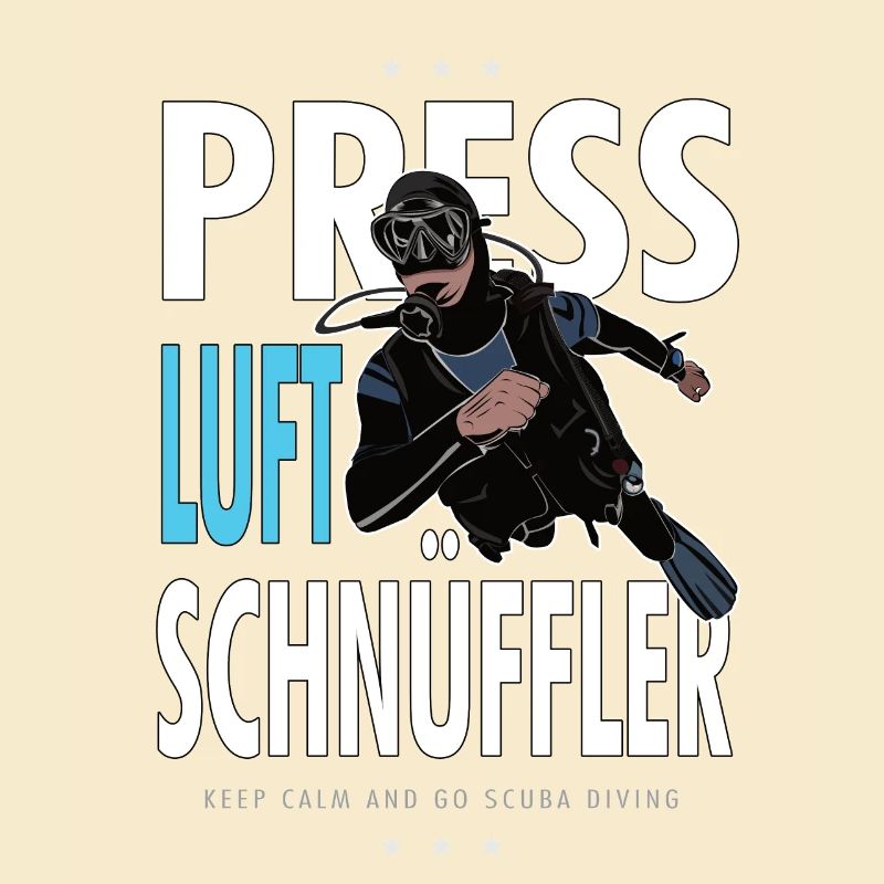Pressluftschnüffler Geschenk Tauchen