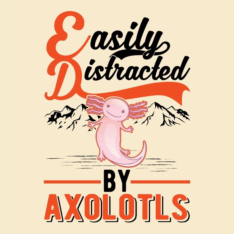 Easily distracted by Axolotls Schwanzlurch