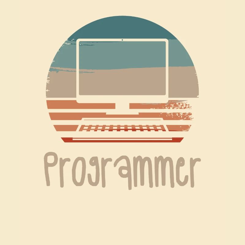 Rétro Vintage Programmeur Programmation Informatique