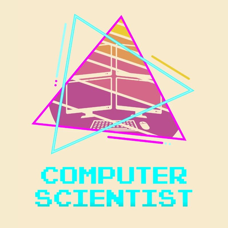 Retro Computer Scientist Information