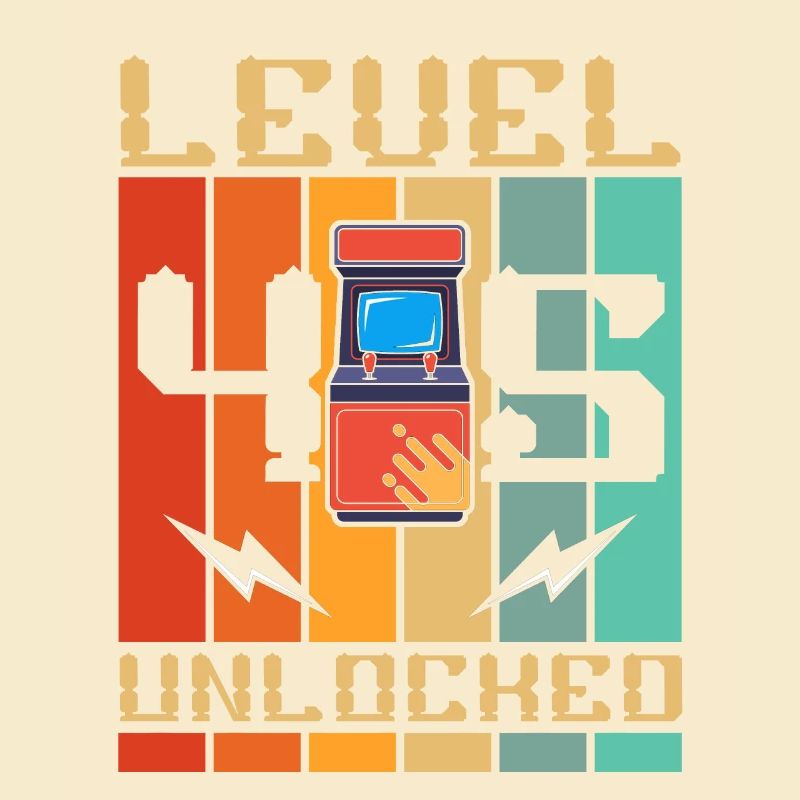 Level 45 Unlocked Arcade Machine Gamer 45.