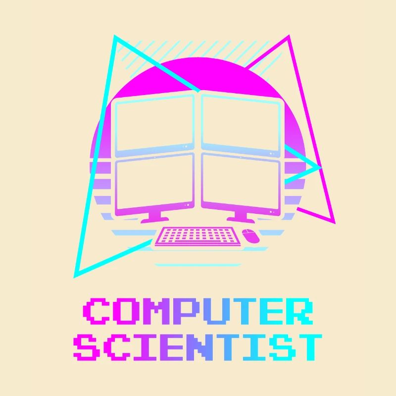 Retro Computer Scientist Information