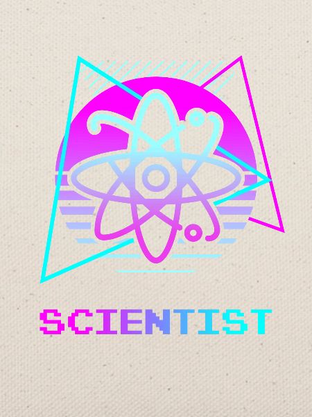 Retro Scientist Chemistry Physics Science