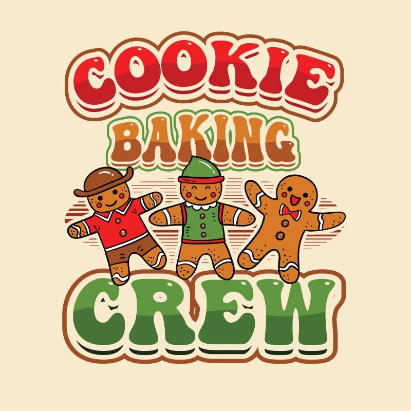 Équipe de cuisson des biscuits, Noël, pain d’épices.