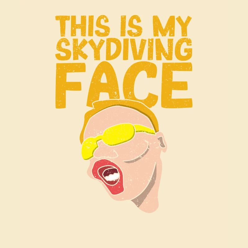 Funny Skydiver Base Jump Skydive This