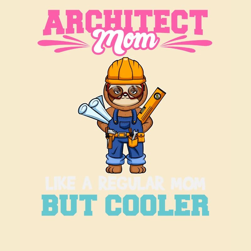 Architecte Maman comme une maman régulière mais plus cool
