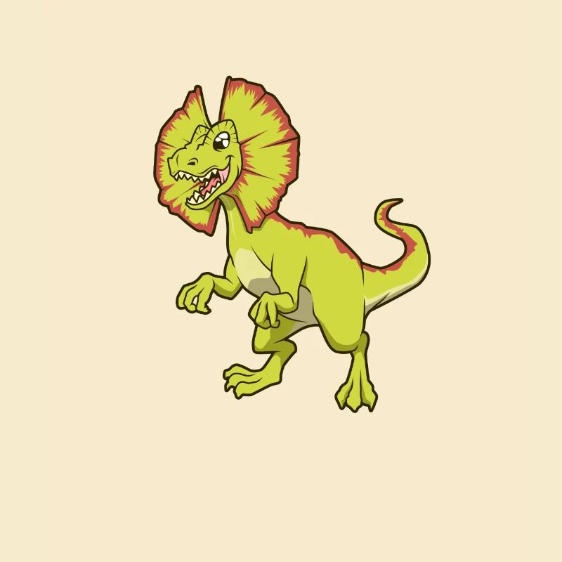 Kawaii Dilophosaurus