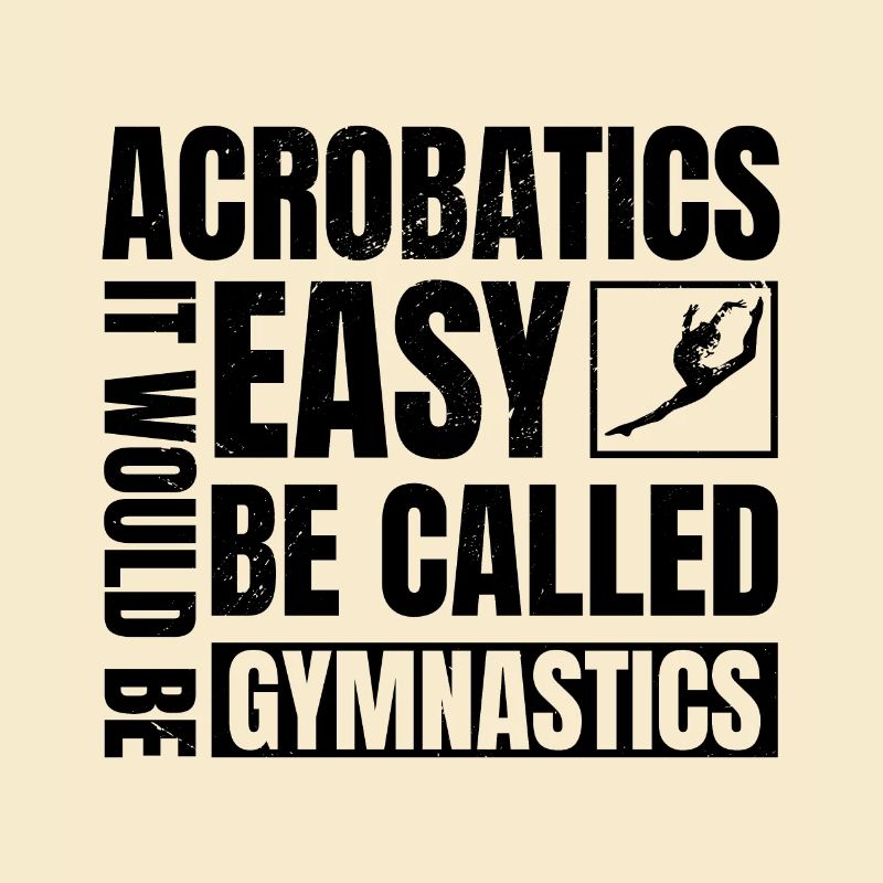 Evolution Graphic Gymnast Gymnastics Acrobat Acrob