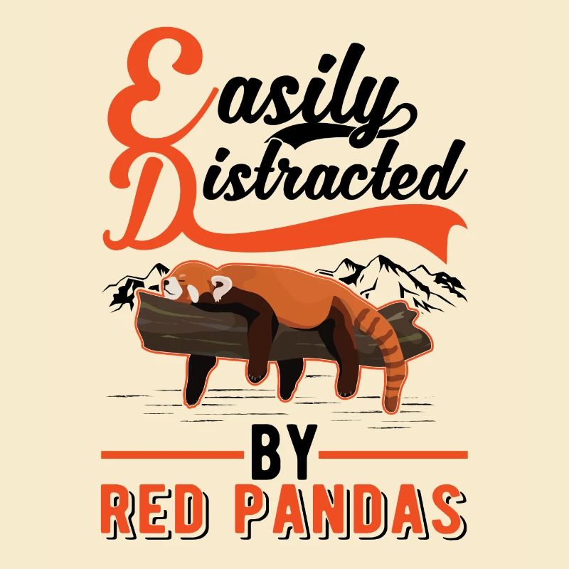 Facilement distrait par les pandas roux Roter Panda