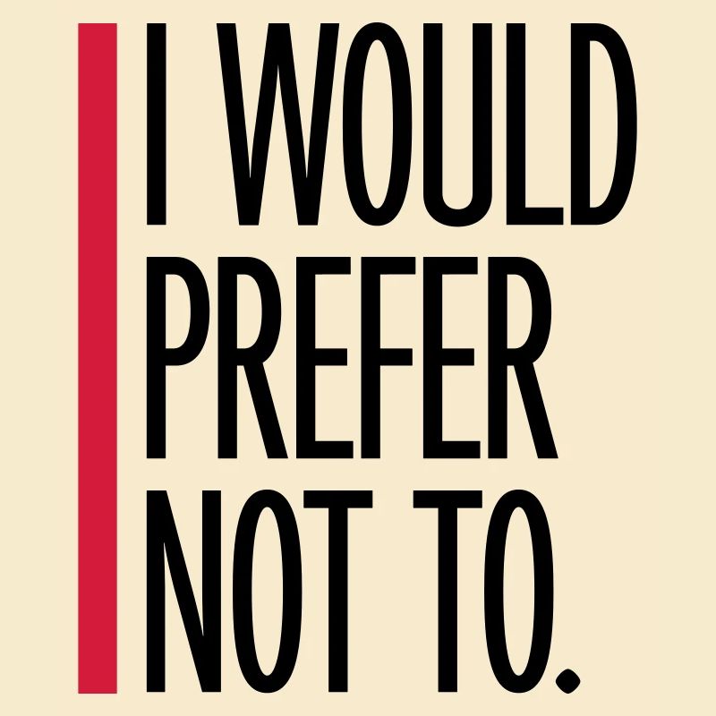 I prefer not to