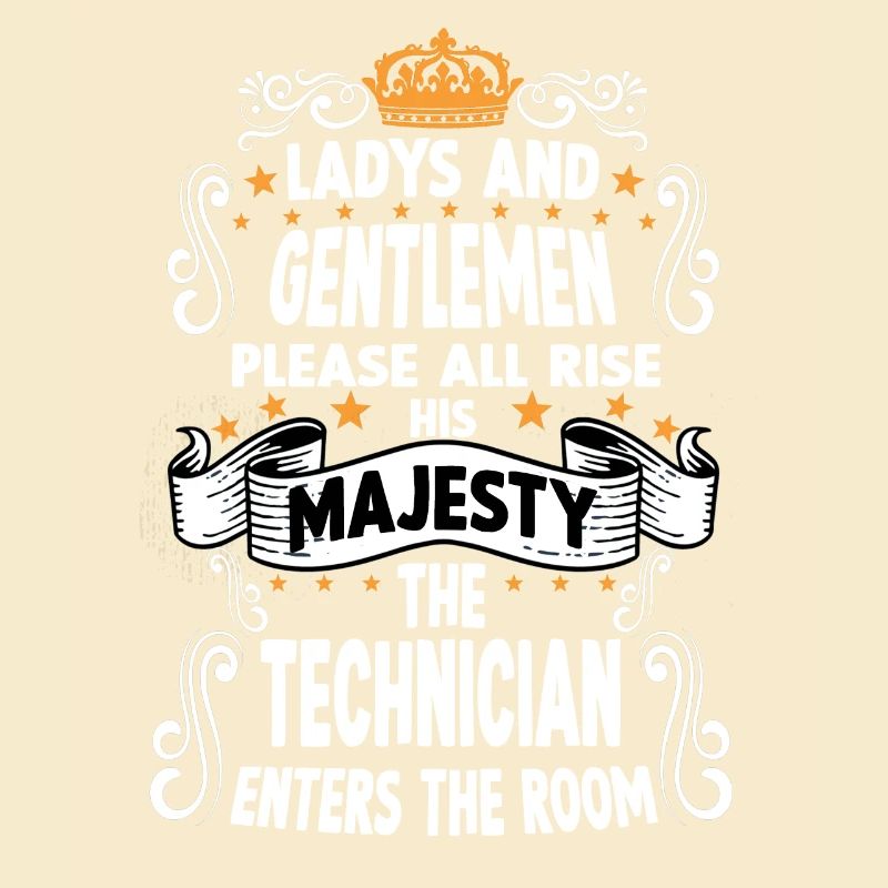 Technician T funny saying motif technician