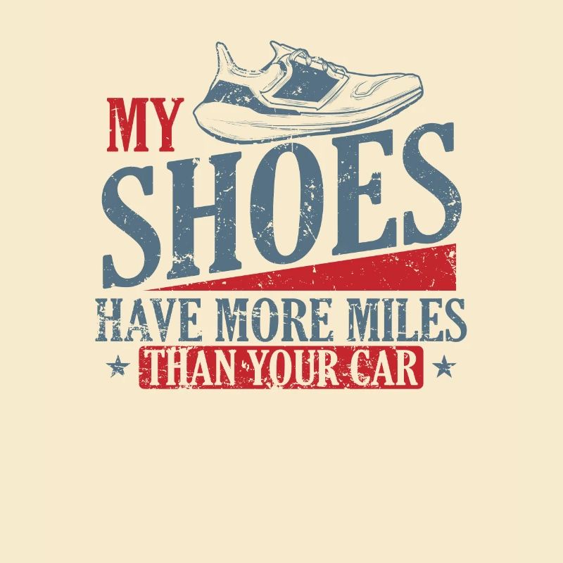 Mes chaussures ont plus de Miles que votre Car Jogging