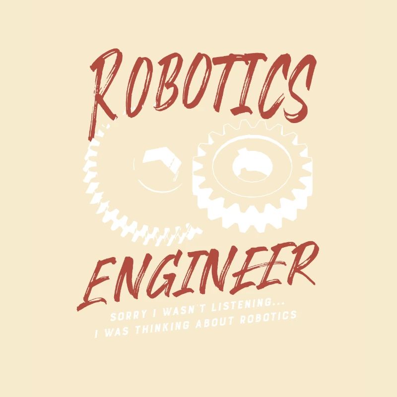 Robotics Engineer Mechanic Engineer Cute Robots