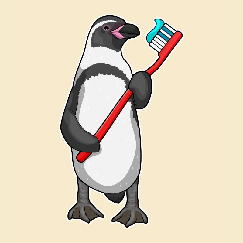 Brosse à dents Pingouin