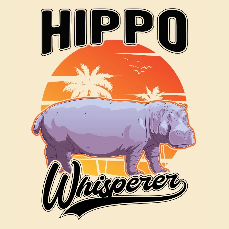 Nilpferd Flüsterer Hippo Flusspferd